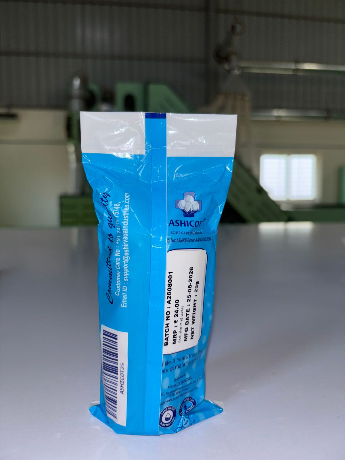 ASHICOT Absorbent Cotton Roll (25g)